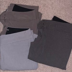 Lot of 3 Express Editor Dress Pants